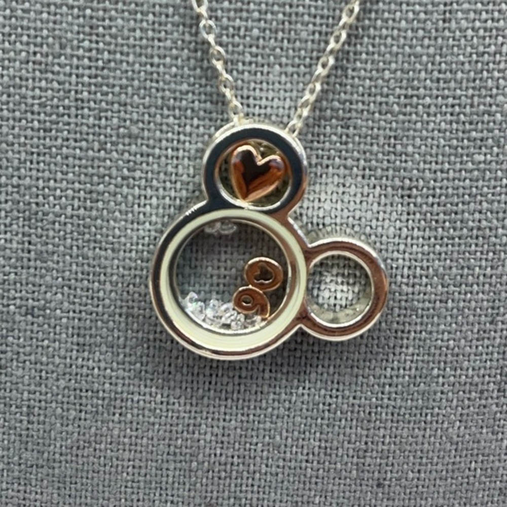 Disney Mickey Charm Necklace 90th Anniversary